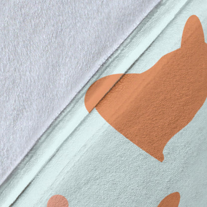 Pembroke Welsh Corgis Pattern Print Design A01 Premium Blanket