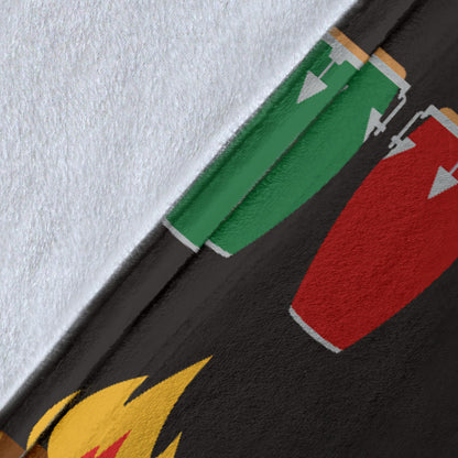 Conga Pattern Print Design 01 Premium Blanket