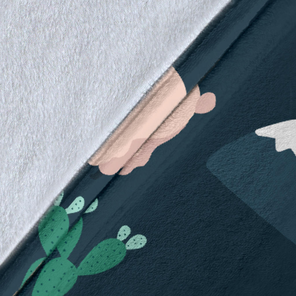 Llama Pattern Print Design 06 Premium Blanket