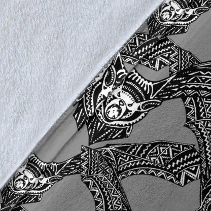 Bat Pattern Print Design 04 Premium Blanket