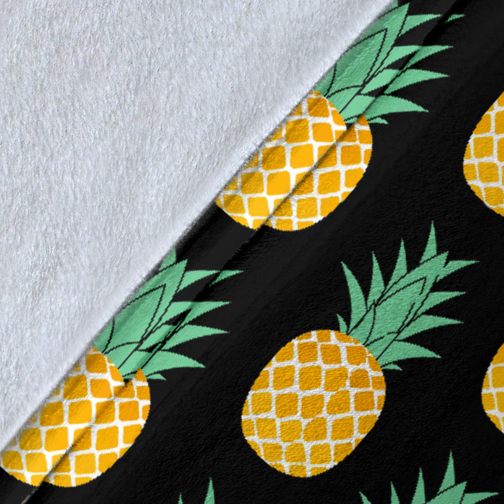 Pineapple Pattern Print Design A03 Premium Blanket
