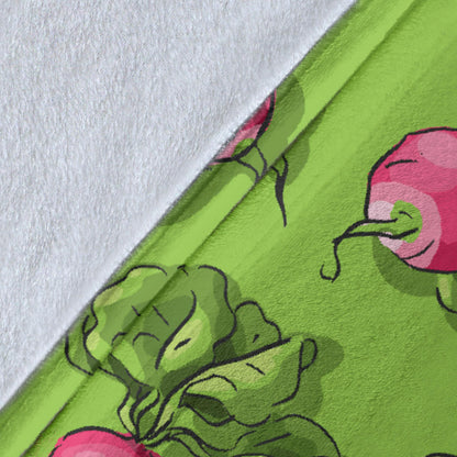 Radish Pattern Print Design A05 Premium Blanket