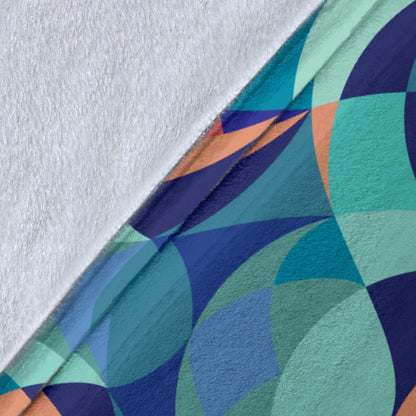 Kaleidoscope Pattern Print Design 03 Premium Blanket