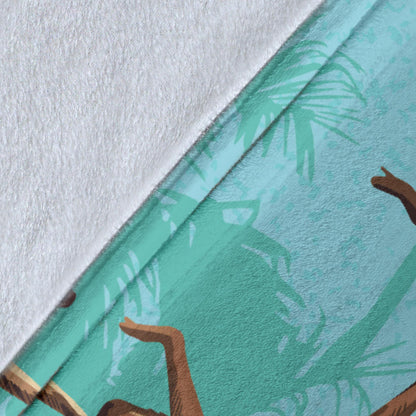 Monkey Pattern Print Design 04 Premium Blanket