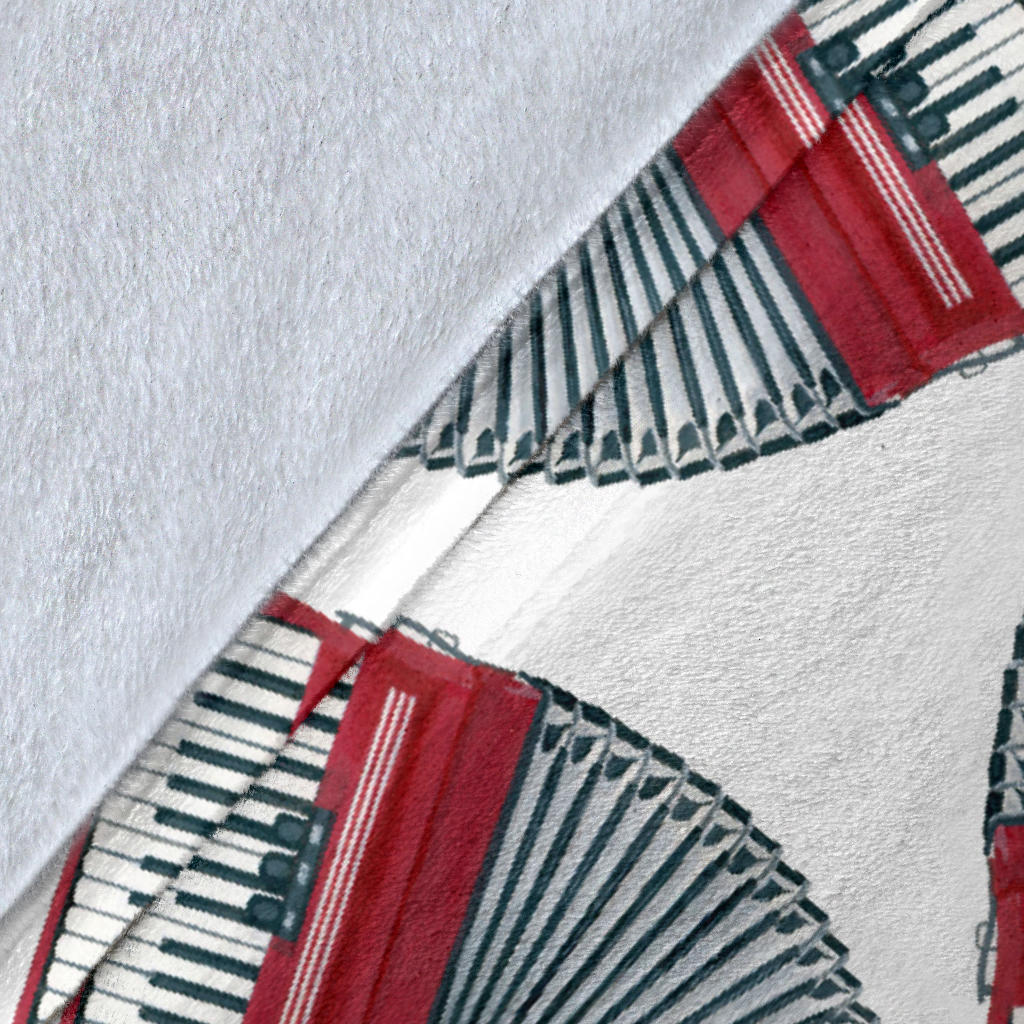 Accordion Pattern Print Design 03 Premium Blanket