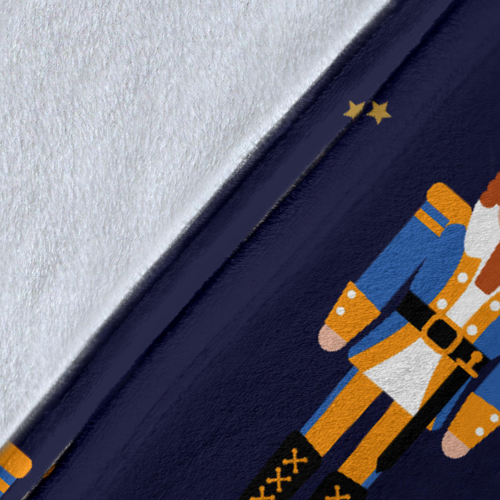 Nutcracker Pattern Print Design A04 Premium Blanket