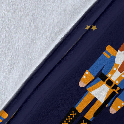 Nutcracker Pattern Print Design A04 Premium Blanket
