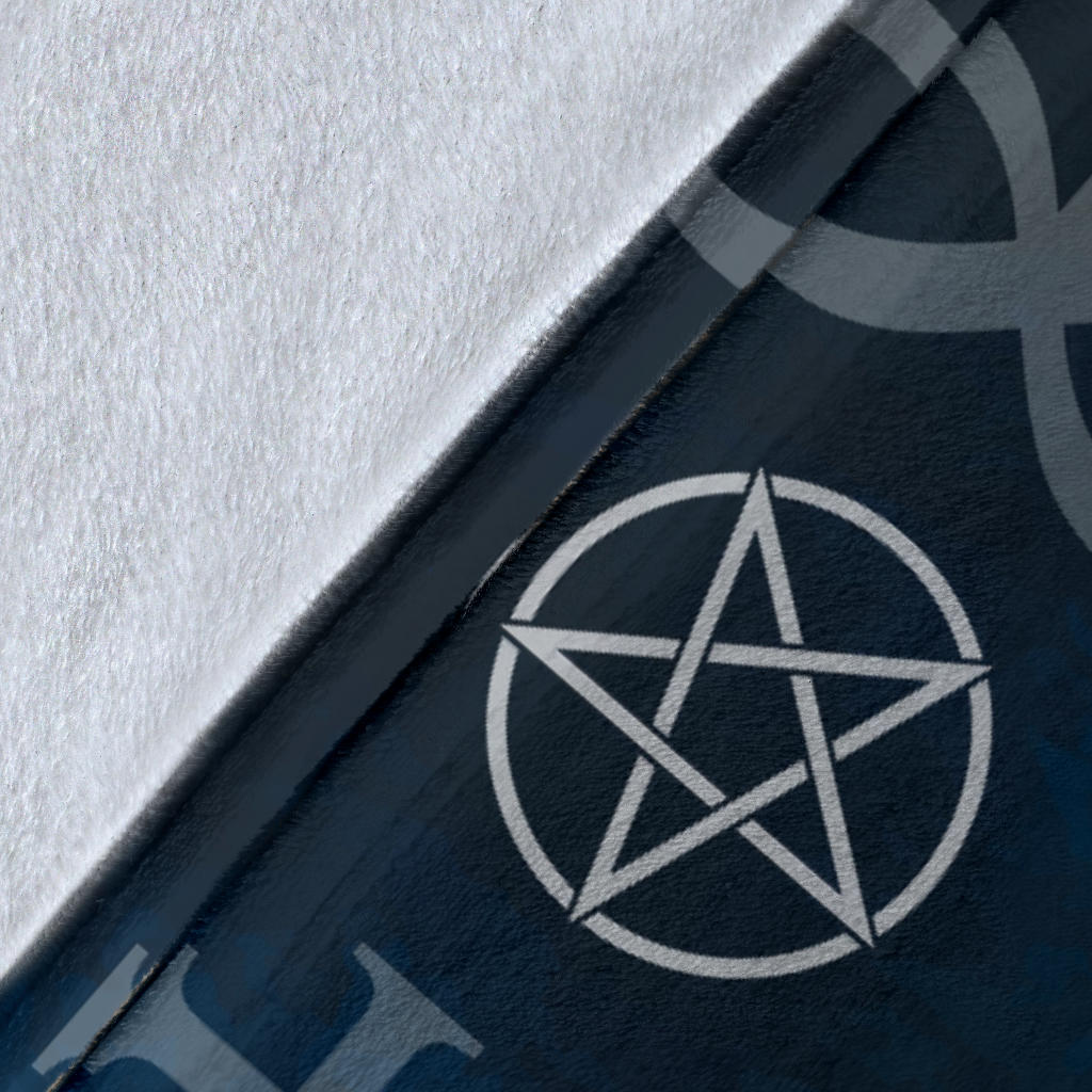 Pentagram Pattern Print Design A03 Premium Blanket