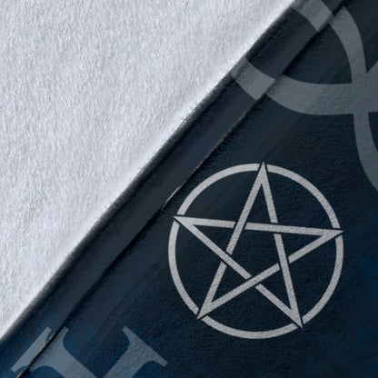 Pentagram Pattern Print Design A03 Premium Blanket