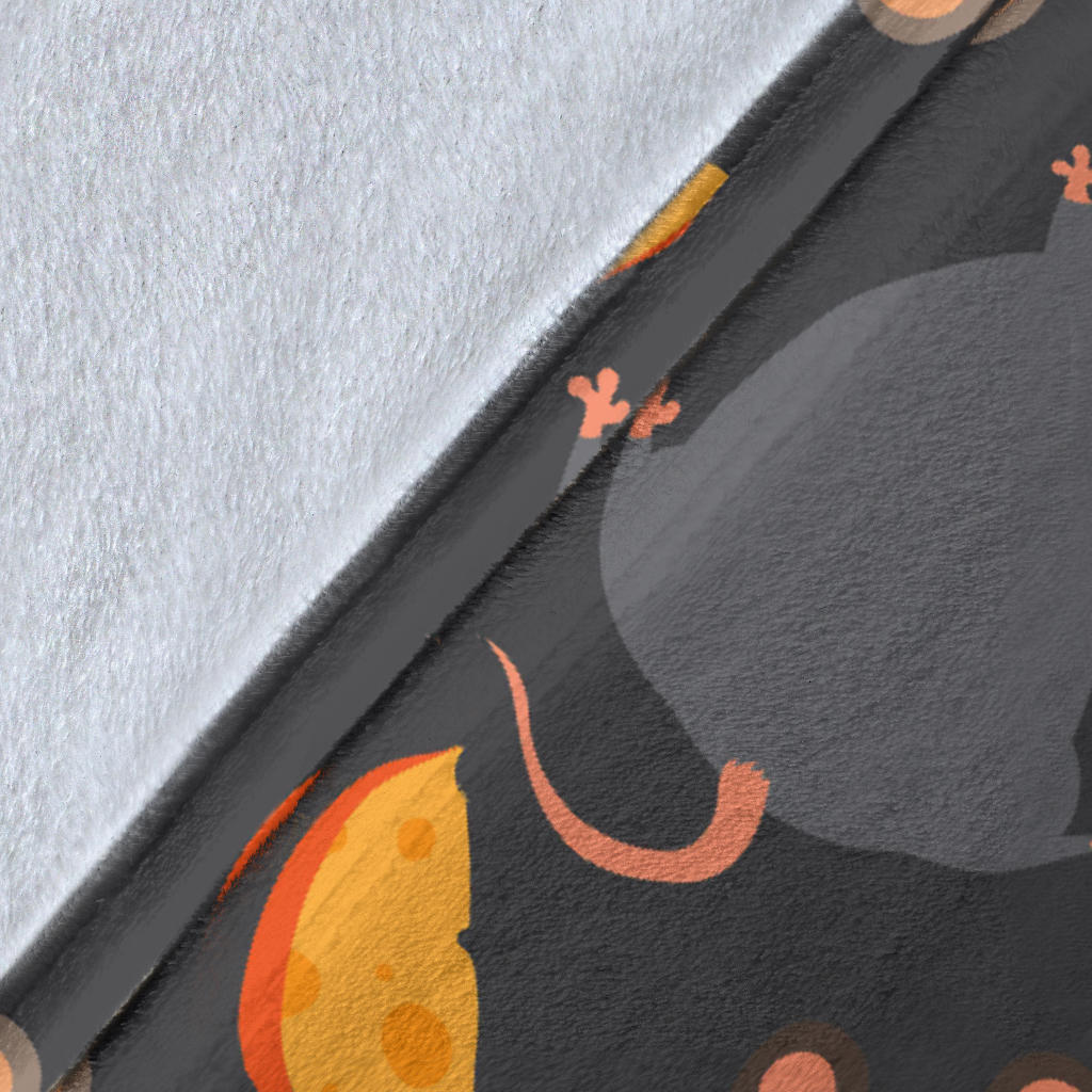 Rat Pattern Print Design 04 Premium Blanket