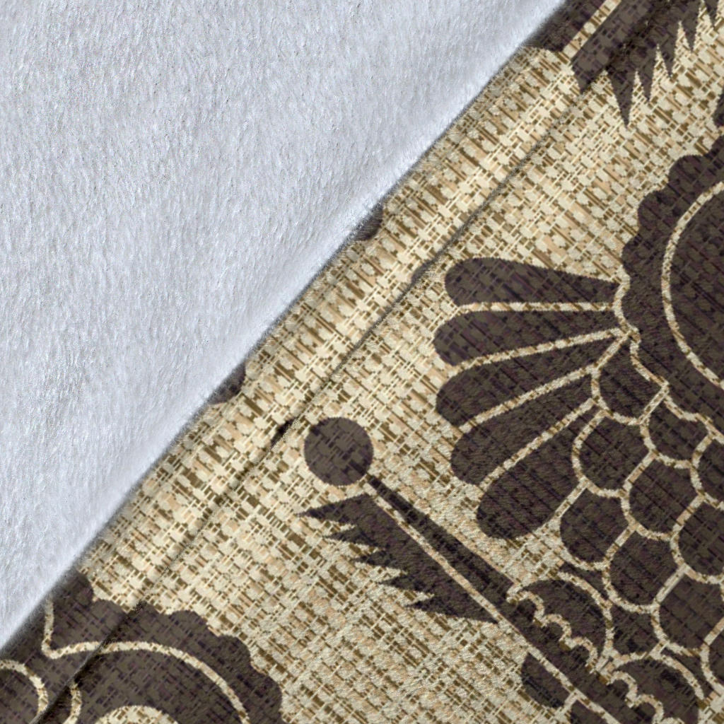 Owl Pattern Print Design A01 Premium Blanket