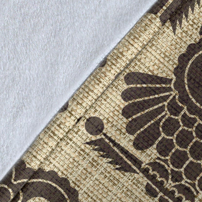 Owl Pattern Print Design A01 Premium Blanket