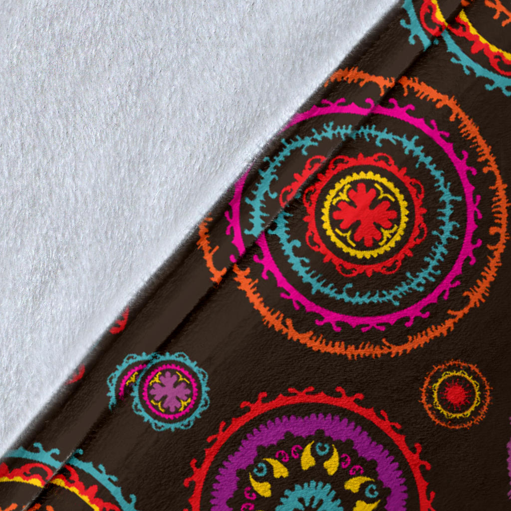 Bohemian Pattern Print Design 01 Premium Blanket