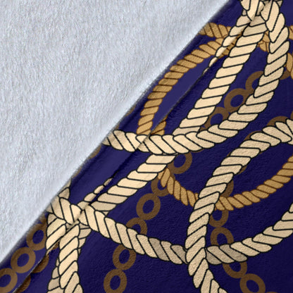 Rope Pattern Print Design A01 Premium Blanket