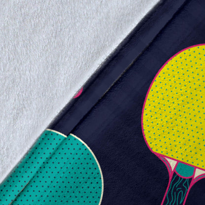 Ping Pong Pattern Print Design A04 Premium Blanket