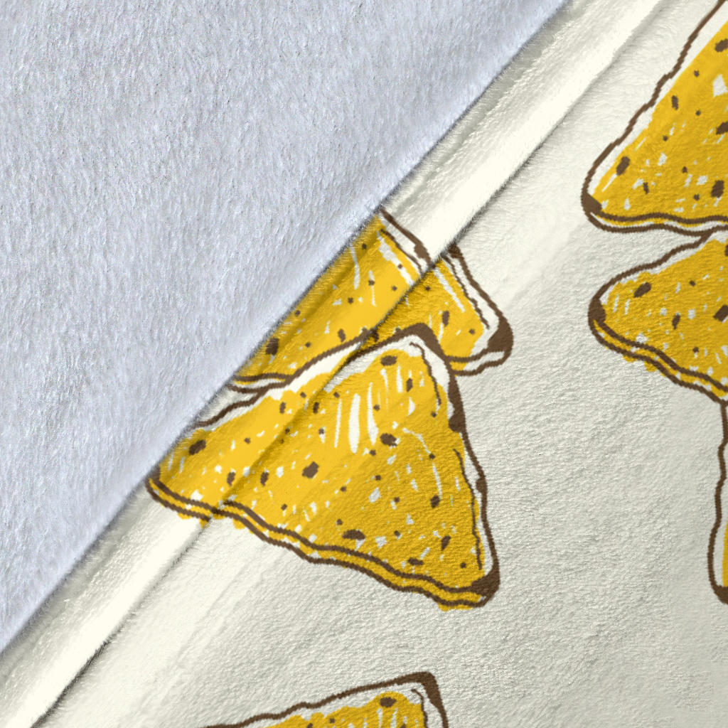 Nachos Pattern Print Design A01 Premium Blanket