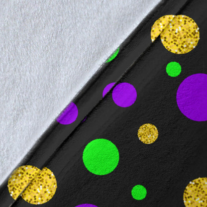 Mardi Gras Pattern Print Design 07 Premium Blanket
