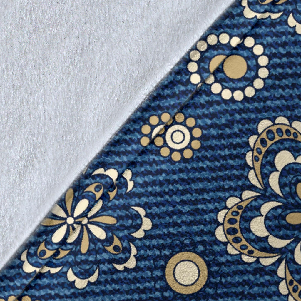 Jean Paisley Pattern Print Design 01 Premium Blanket