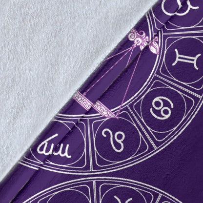 Libra Pattern Print Design 03 Premium Blanket