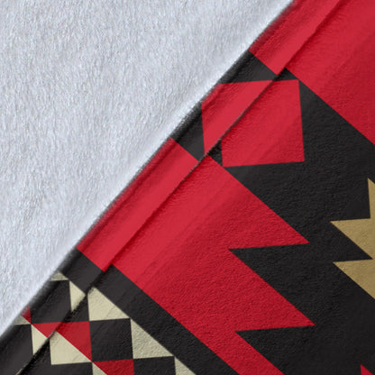 Navajo Pattern Print Design A04 Premium Blanket
