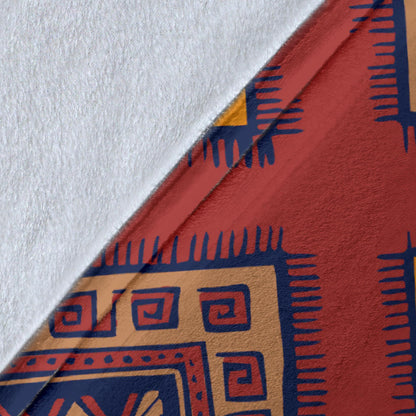 Native Pattern Print Design A06 Premium Blanket