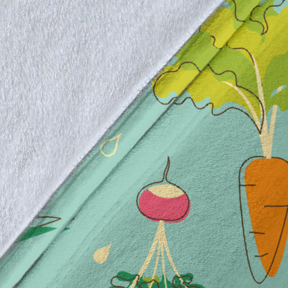 Radish Pattern Print Design A01 Premium Blanket