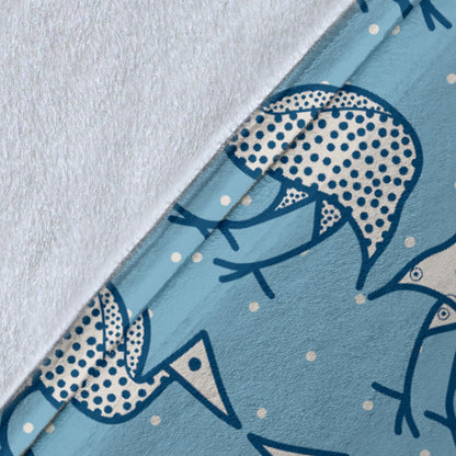 Emu Pattern Print Design 01 Premium Blanket