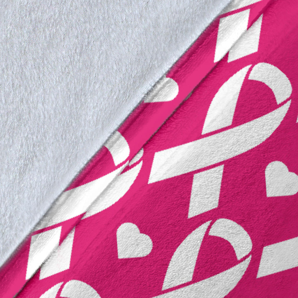 Breast cancer Pattern Print Design 05 Premium Blanket