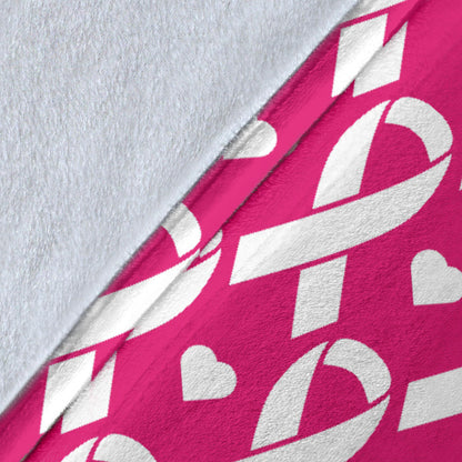 Breast cancer Pattern Print Design 05 Premium Blanket