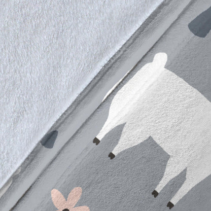 Llama Pattern Print Design 010 Premium Blanket