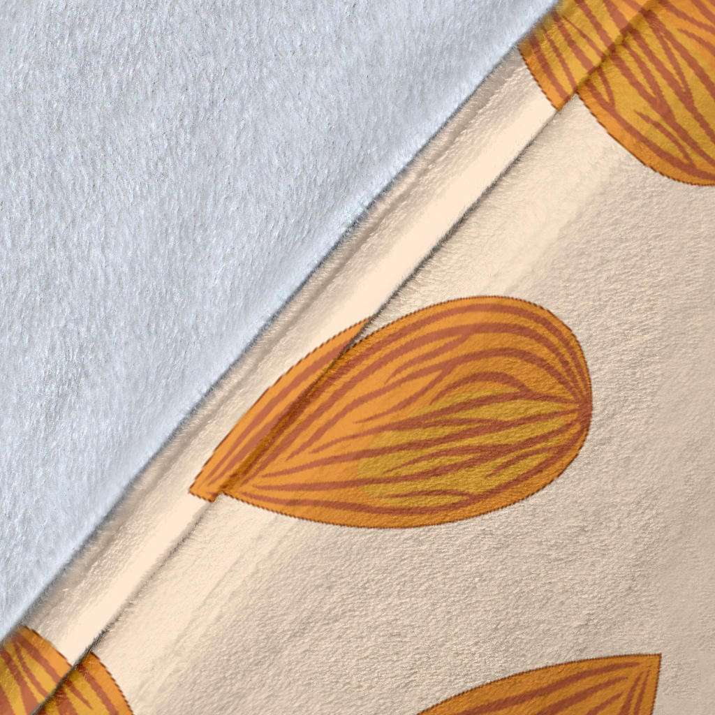 Almond Pattern Print Design 03 Premium Blanket