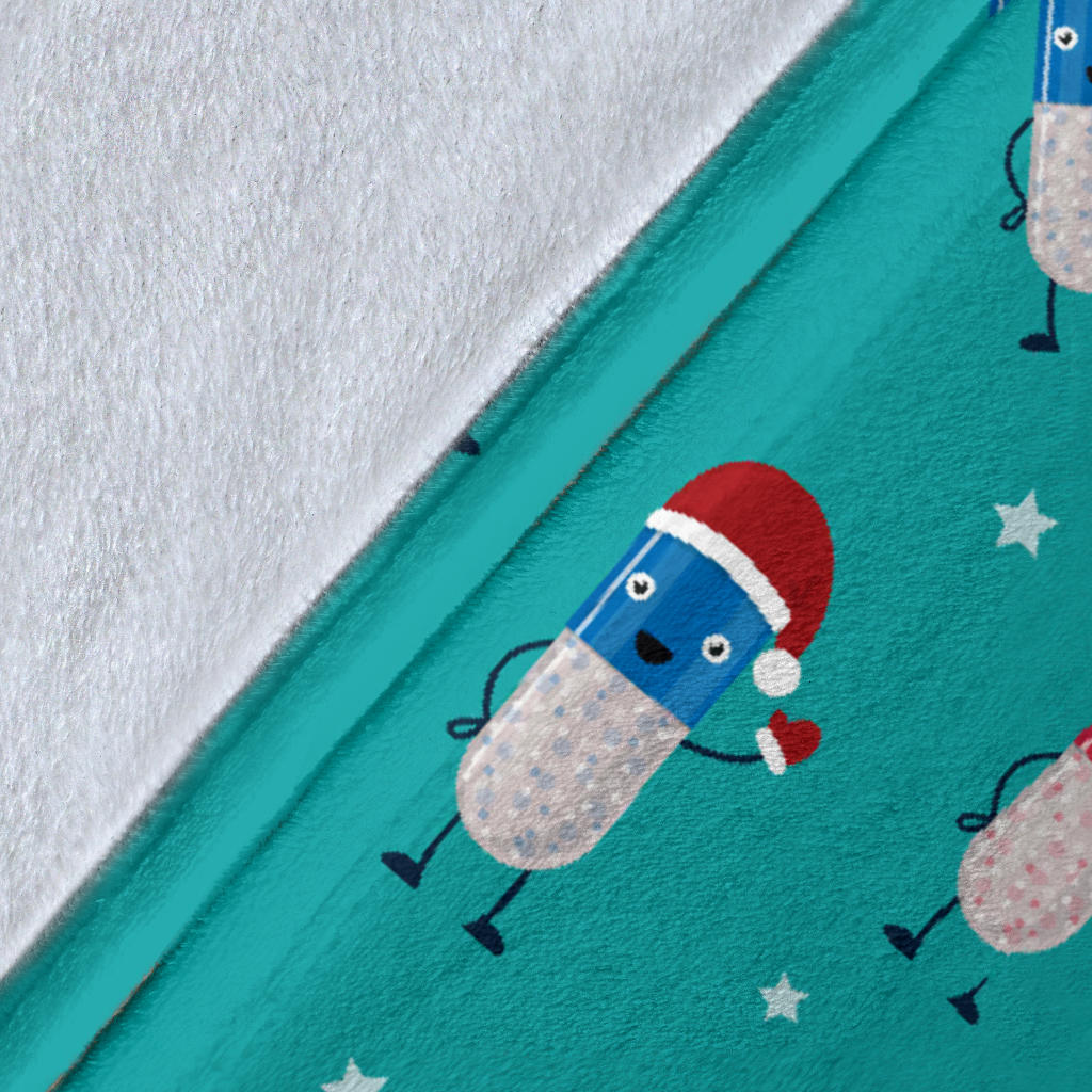 Pill Pattern Print Design A03 Premium Blanket