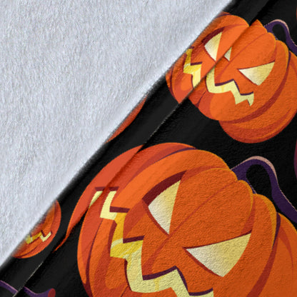 Halloween Pattern Print Design 04 Premium Blanket