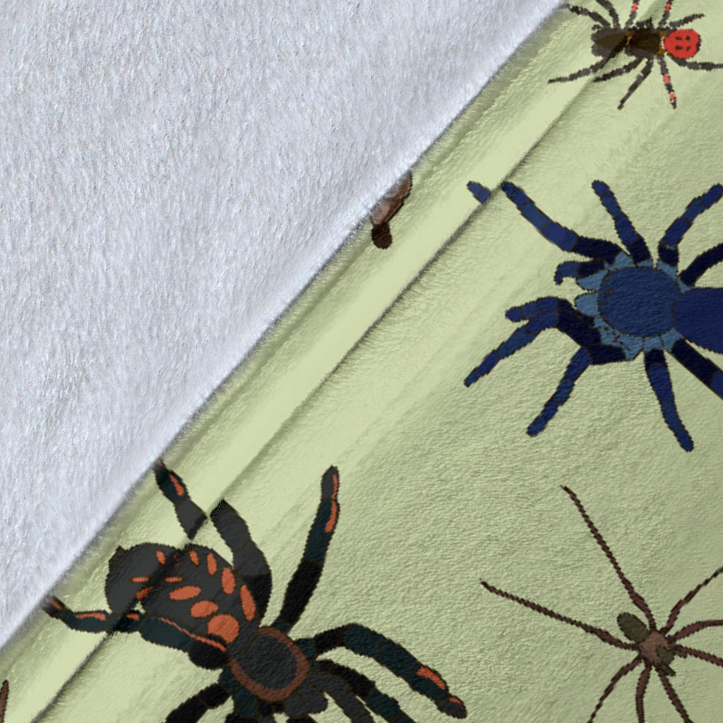 Tarantula Pattern Print Design 02 Premium Blanket