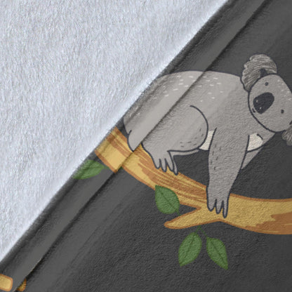 Koala Pattern Print Design 07 Premium Blanket