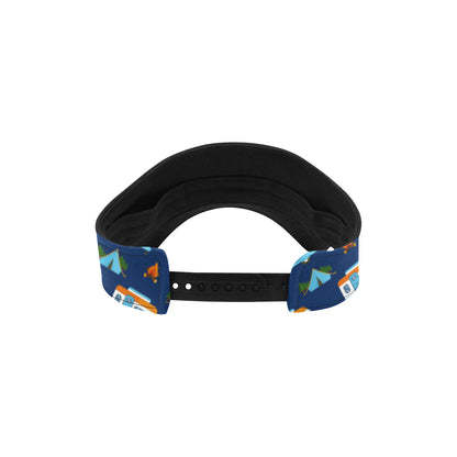 Camper Pattern Camping Themed No 3 Print Unisex Sun Visor