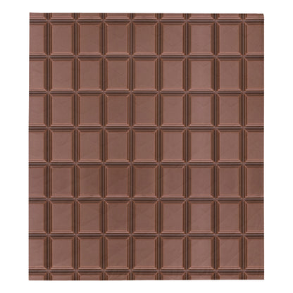 Chocolate Pattern Print Design 03 Premium Quilt
