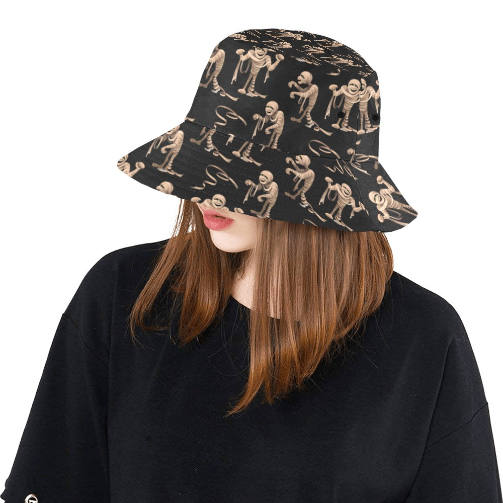 Mummy Print Design LKS302 Unisex Bucket Hat