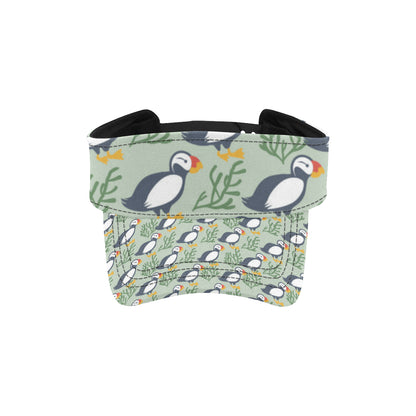 Puffin Pattern Print Design A04 Unisex Sun Visor