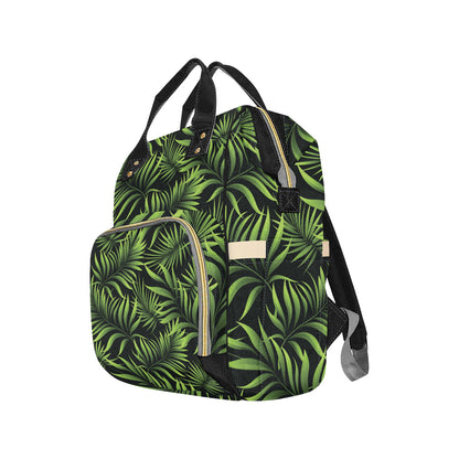 Palm Leaves Pattern Print Design PL07 Diaper Bag Backpack