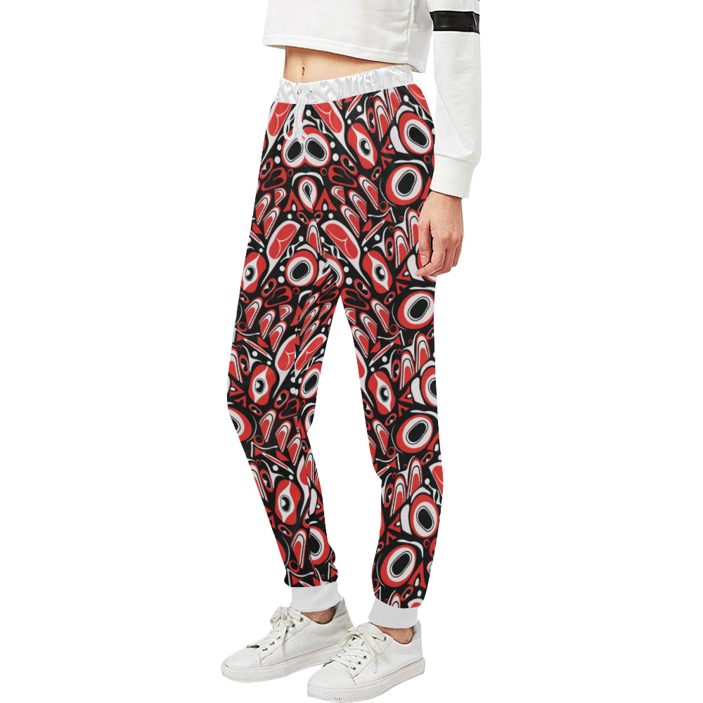 Totem Pole Texture Design Unisex Sweatpants