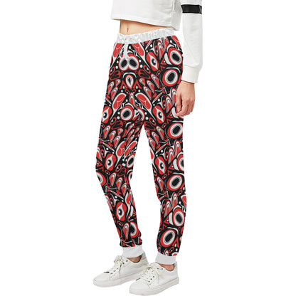Totem Pole Texture Design Unisex Sweatpants