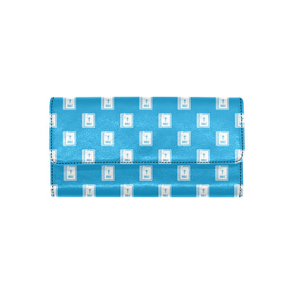 Bible Pattern Print Design 02 Women's Trifold Wallet