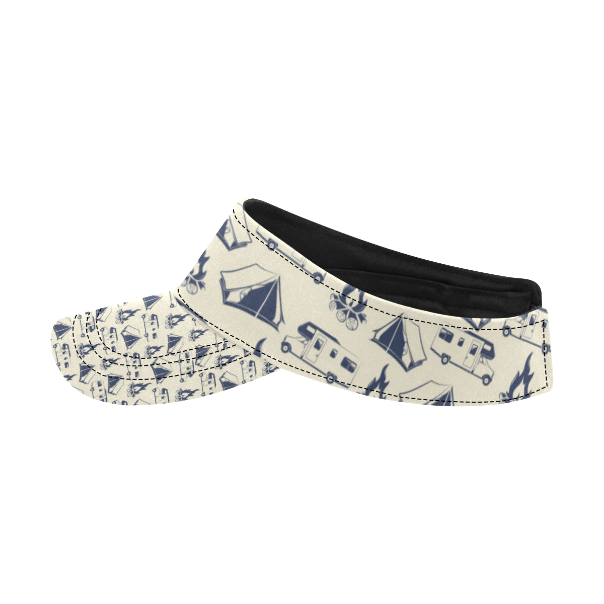 Campfire Pattern Print Design 01 Unisex Sun Visor