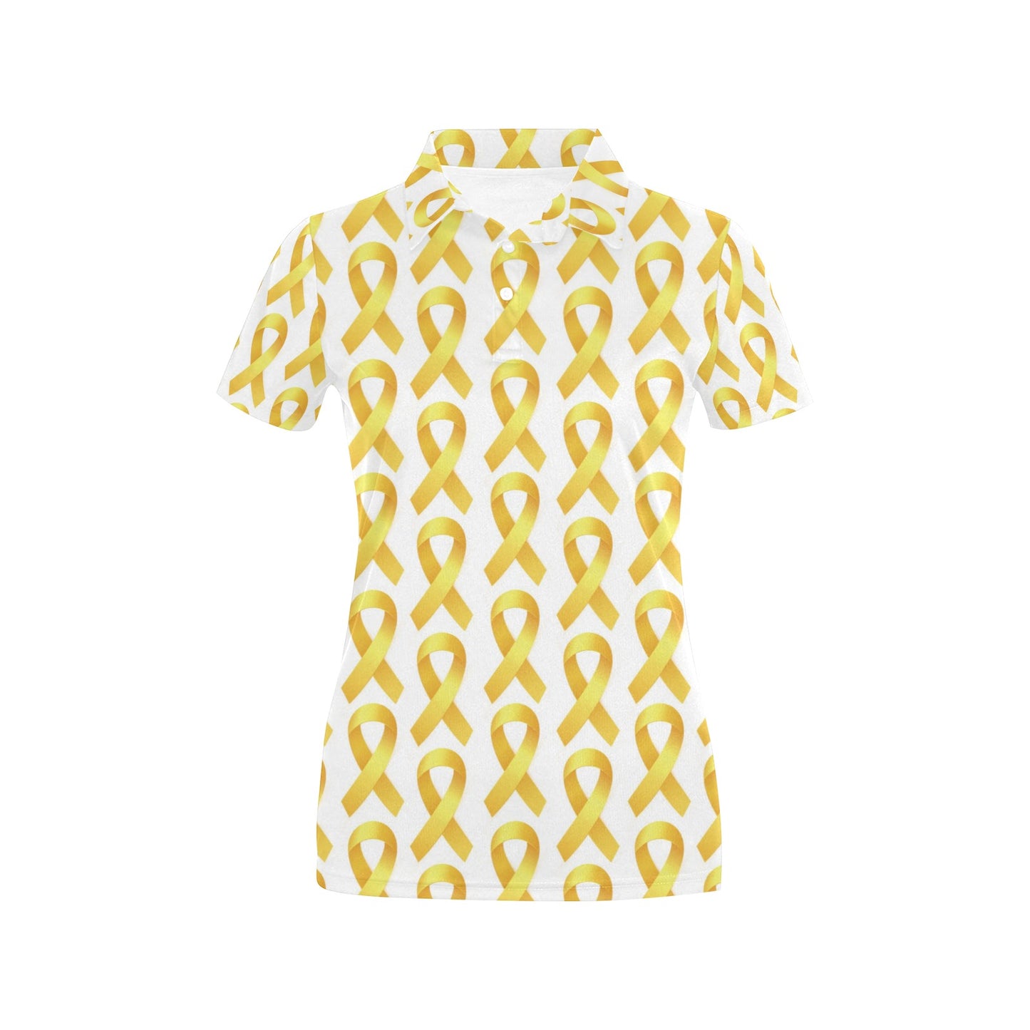 Bone cancer Pattern Print Design 02 Women's Polo Shirt