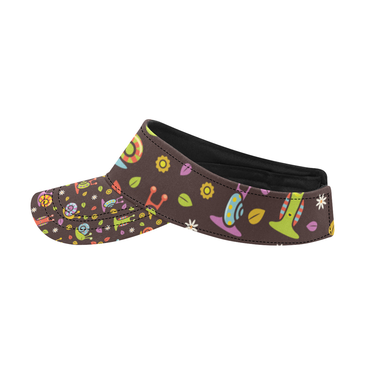 Snail Pattern Print Design 01 Unisex Sun Visor