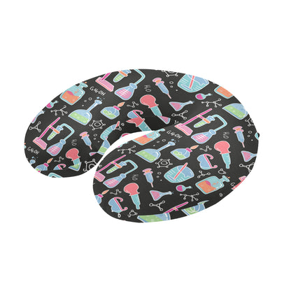 Chemical Pattern Print Design 06 U-Shaped Travel Neck Pillow