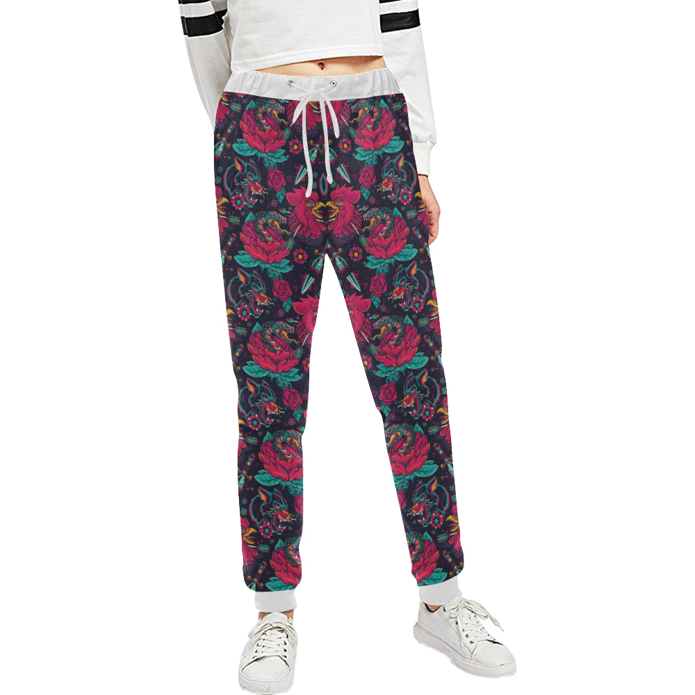 Old School Tattoo Print Unisex Sweatpants