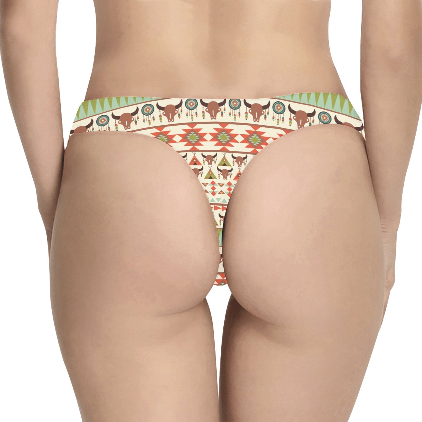 American indian Ethnic Pattern Women's Thongs