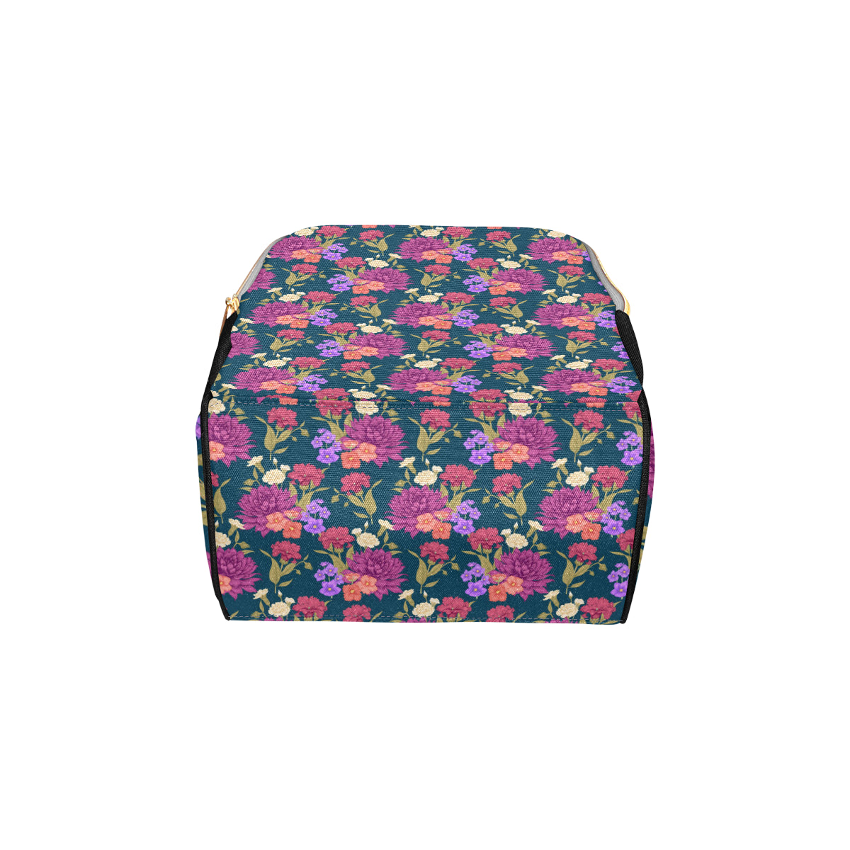Dahlia Pattern Print Design DH01 Diaper Bag Backpack